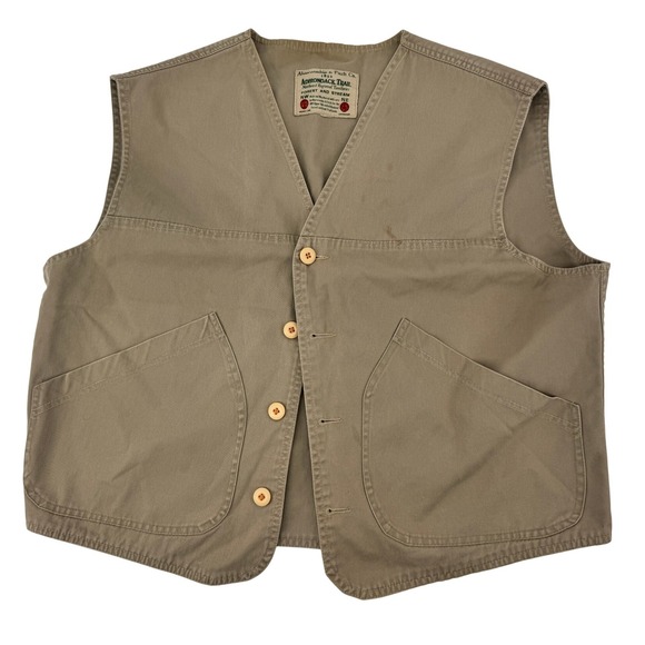 Abercrombie & Fitch Other - Vintage Abercrombie & Fitch Adirondack Trail Vest Mens XL Tan Utility Gorpcore